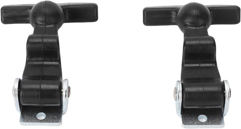 aqxreight Flexible Hood Catches Rubber T Handle Hasp with Stainless Steel Bracket Secure Fastening for Boats Automotive Engine Hoods Tool Boxes 2 Sets 46mm - Image 1