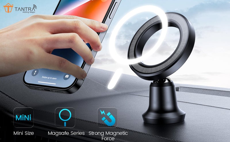 TANTRA Grip Pro Magnetic Mobile Holder for Car Dashboard with World's Powerful & Strongest Magnets, Phone Holder for Car, Car Magnet Mobile Holder for Dashboard 360, Universal Mobile Holders - Image 5