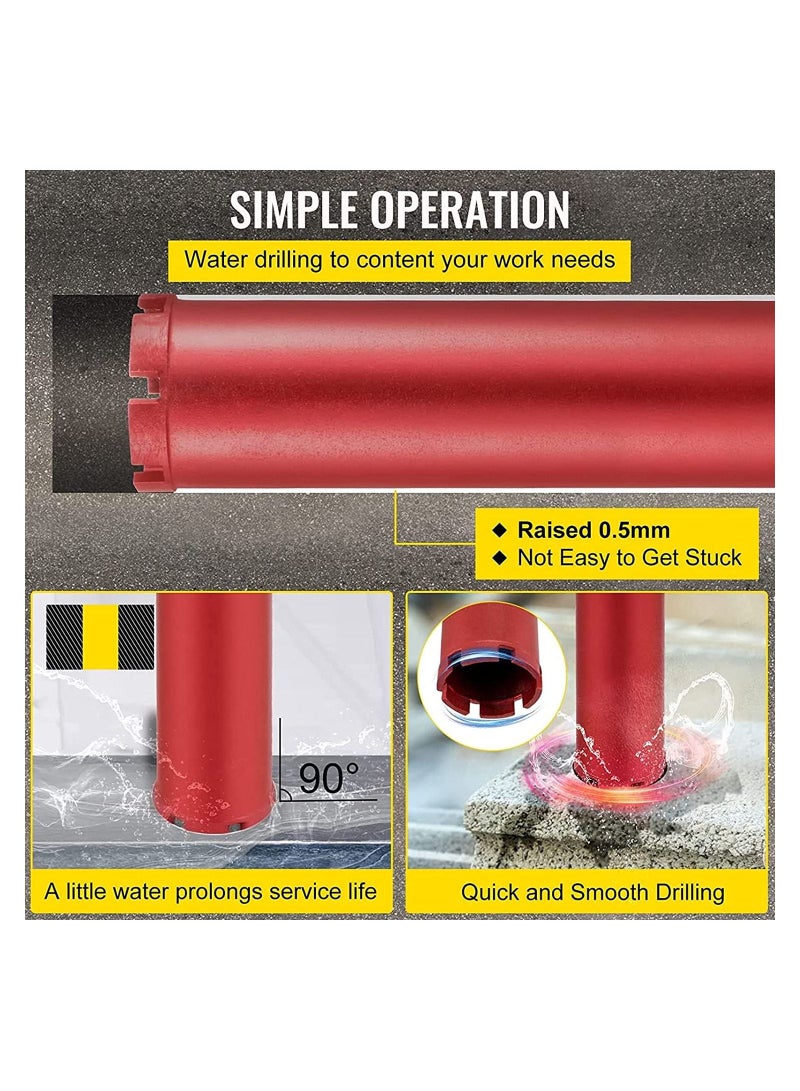 AQSON Diamond Core Drill Bit Dry and Wet 25mm Diameter 450mm Length - Image 2