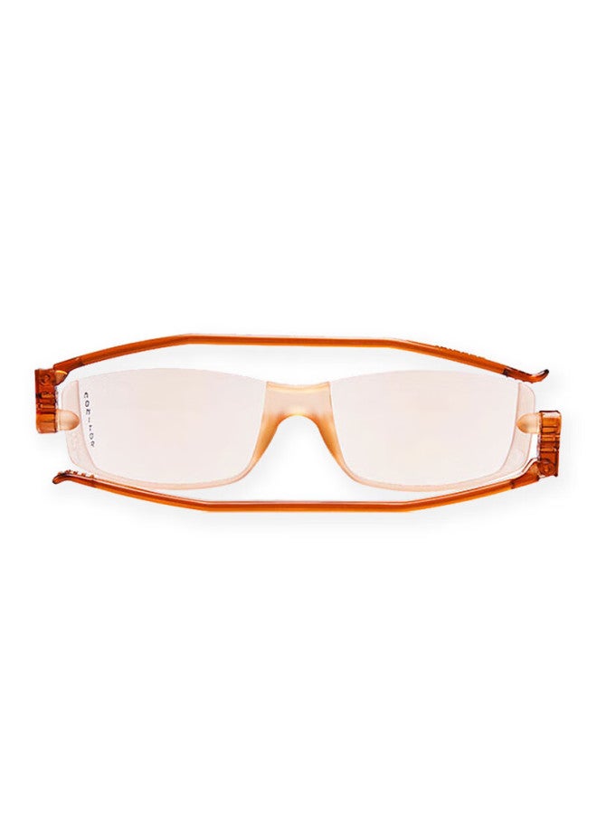 Nannini Imported Blue Light Blocking Reading Gl High Definition Tr Gl Cp2-1151 Amber Color +2.50 Power - Image 4