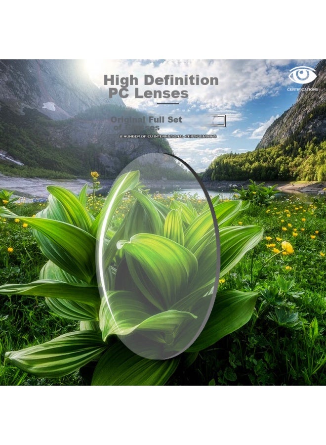 Nannini Imported Blue Light Blocking Reading Gl High Definition Tr Gl Cp2-1151 Amber Color +2.50 Power - Image 1