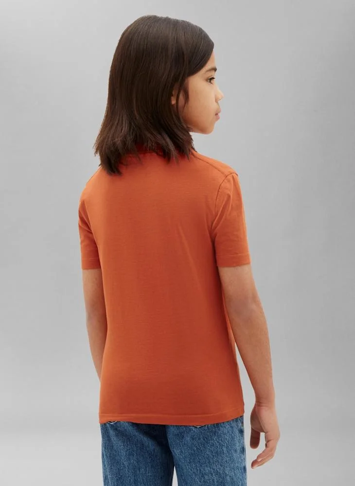 Calvin Klein Jeans Logo Graphic Crew Neck T-Shirt