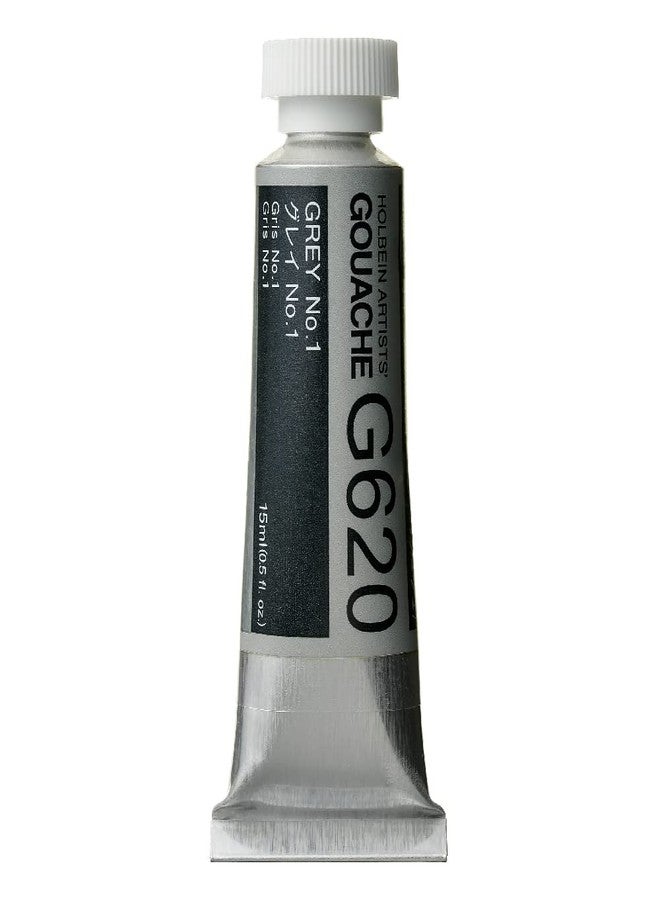 Holbein Artists Gouache Grey No.1 15ml (A) - Image 1