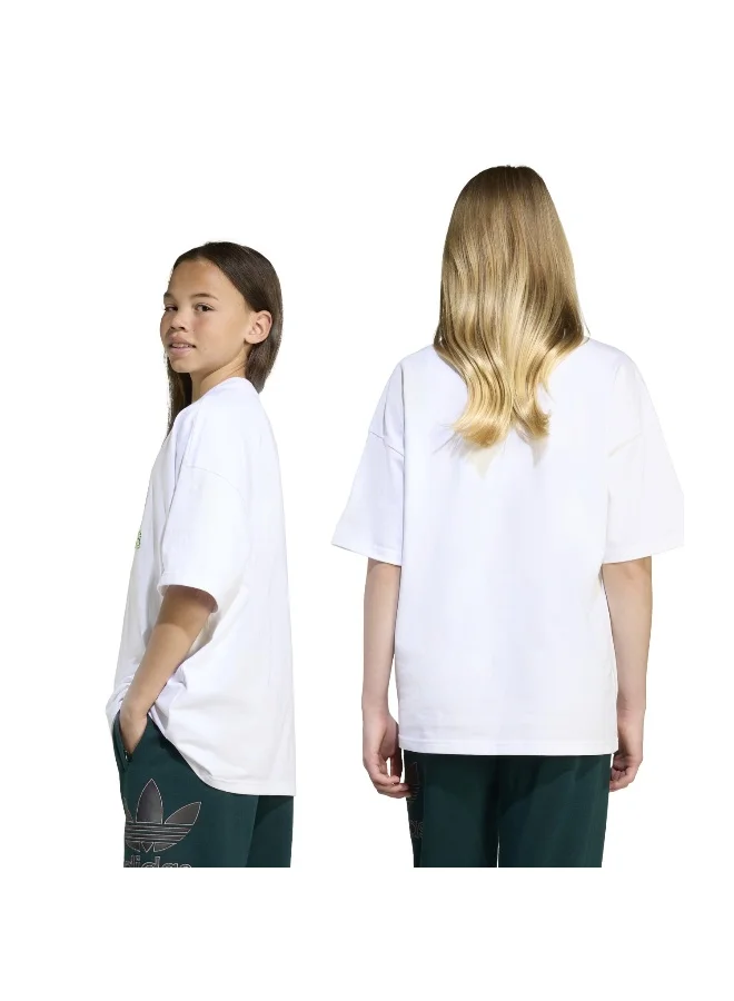 Adidas Adidas Tee White T-Shirt (Short Sleeve) T-Shirts For Kids