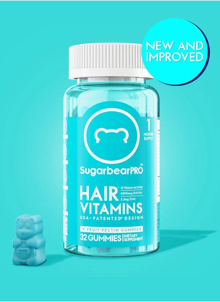SugarbearPRO - Hair Vitamins 32 Gummies - Image 1