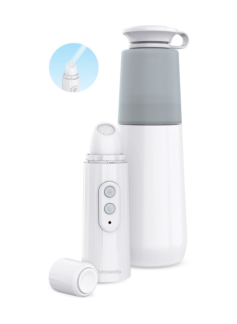 Moxedo Moxedo Portable Travel Bidet Rechargeable Electric Sprayer Handheld Personal Mini Bidet Dual Mode Water Pressure for Personal Hygiene IPX7 Waterproof with 270ml Water Capacity  - Image 1