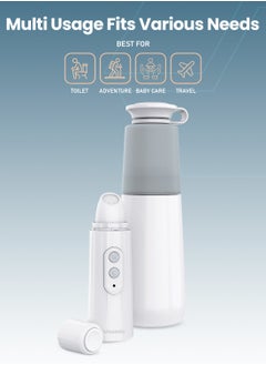 Moxedo Moxedo Portable Travel Bidet Rechargeable Electric Sprayer Handheld Personal Mini Bidet Dual Mode Water Pressure for Personal Hygiene IPX7 Waterproof with 270ml Water Capacity  - Image 5
