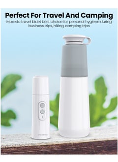 Moxedo Moxedo Portable Travel Bidet Rechargeable Electric Sprayer Handheld Personal Mini Bidet Dual Mode Water Pressure for Personal Hygiene IPX7 Waterproof with 270ml Water Capacity  - Image 4