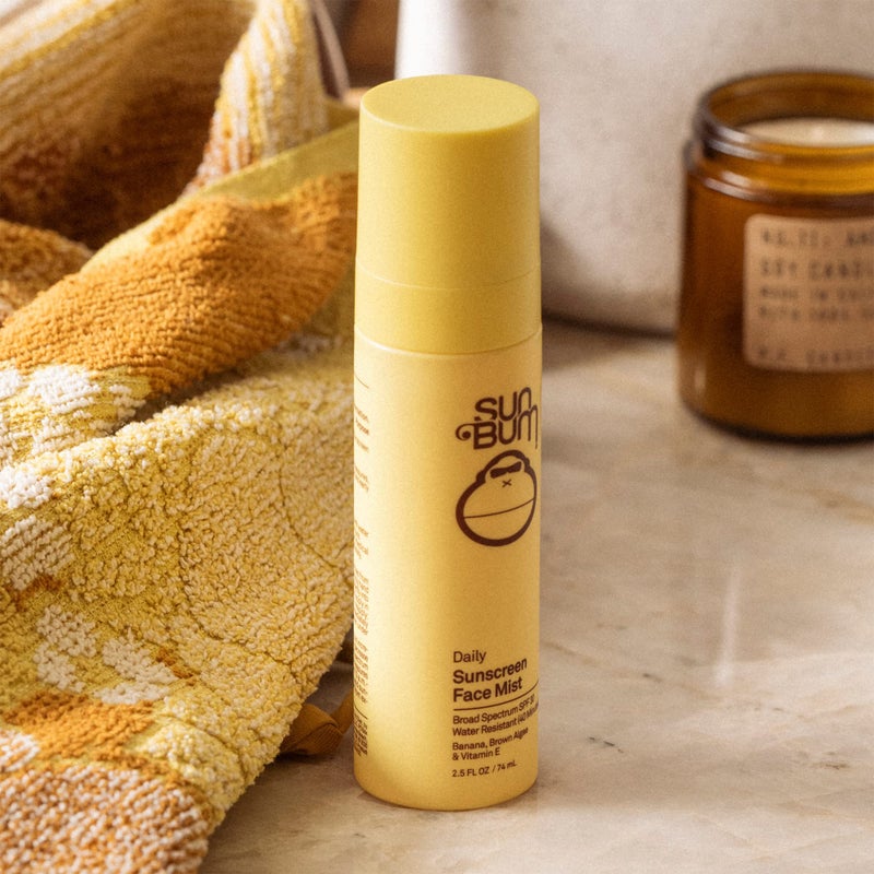 Sun Bum Skin Care SPF 30 Daily Sunscreen Mist - Vegan and Hawaii 104 Act Compliant (Made without Octinoxate & Oxybenzone) - Broad Spectrum UVA/UVB Facial Sunscreen Spray with Vitamin E - 2.5 oz - Image 5