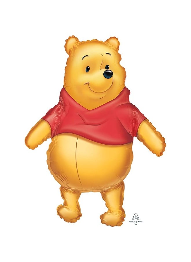 Anagram International Anagram International, 29" 833501 Big As Life Pooh Shape Balloon Pack, Multi colour 