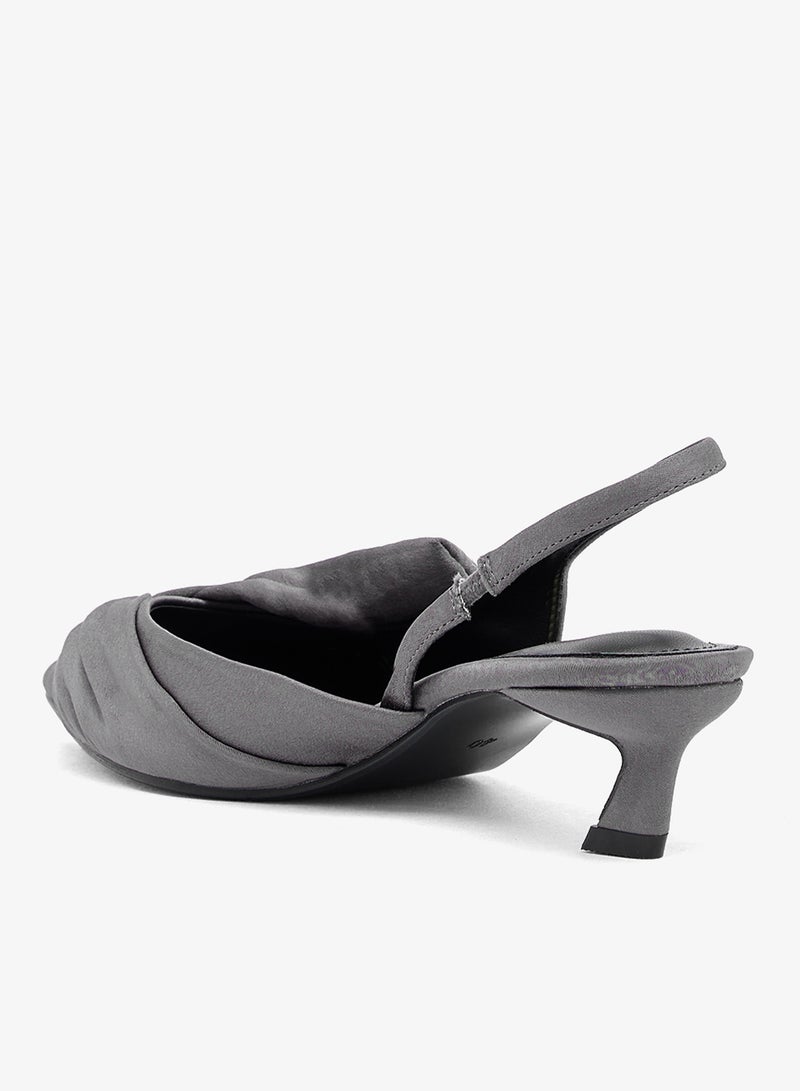 Ginger Ribbon Pumps Mid Heeled Sandals - Image 3