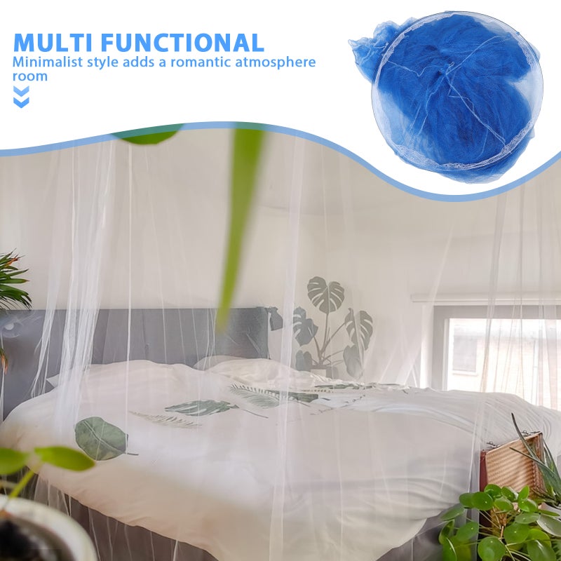 2pcs Round Dome Princess Bed Canopy With Lace Curtain For Kids And Adults Hanging Bed Net For Beds For Bedroom Decoration - Image 3