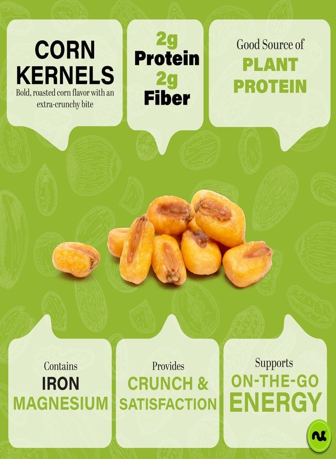 NUT CRAVINGS - Toasted Crunchy Corn Kernels - Original Flavor Roasted & Salted (16oz - 1 LB) Packed Fresh in Resealable Bag - Healthy Snack, Food Assortments - Image 2