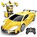 Qumcou Transform Remote Control Car RC Cars for Boys Age 35 68 OneButton Transform Toy Cars 24GHz 360 Spin 116 Scale Flashing Headlight38 Year Old Grandkids Christmas Birthday Gifts - Image 3