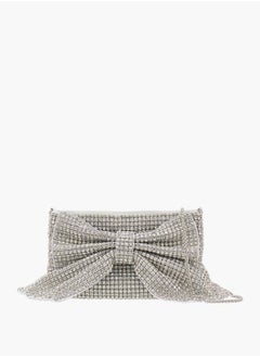 Celeste Women Bow Embellished Crossbody Bag with Chain Strap  - Image 1