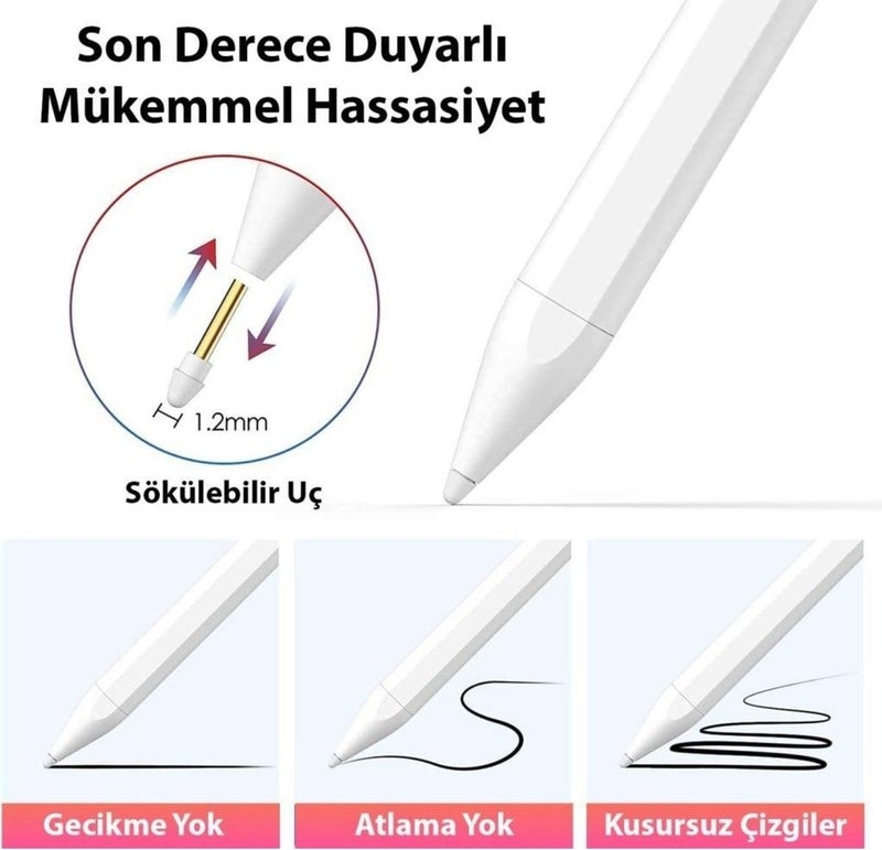 iPad Pro 12.9 2021 Touch Pen Palm and Tilt Feature - Image 3