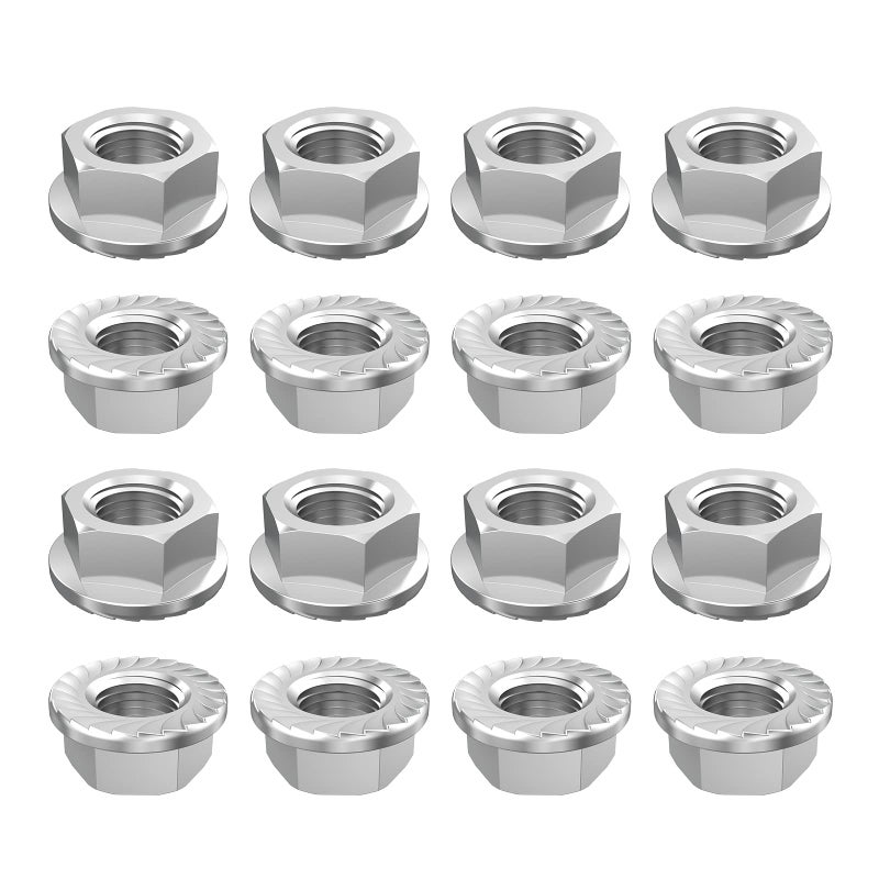 Alpha Rider M10x1.25 Locking Lug Nuts for Yamaha Blaster Banshee Raptor Warrior YFZ450 YFZ660 Kawasaki 400 Suzuki 400 Honda TRX (16 PCS)
