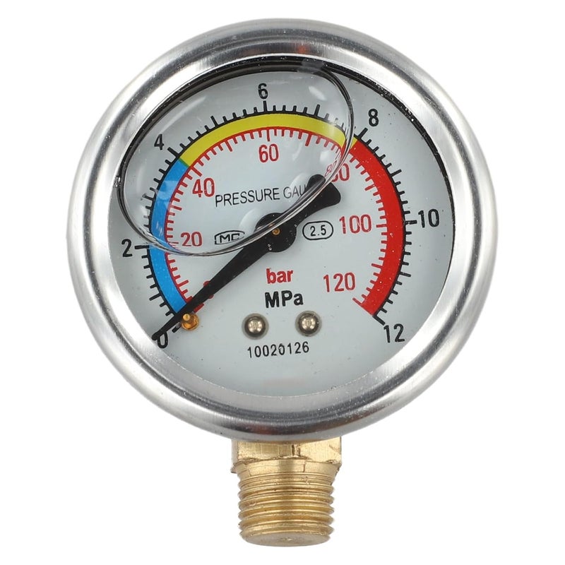 47mm Metal Agricultural Pressure Gauge 10MPA 13mm Thread For Pump Accessory - Image 1