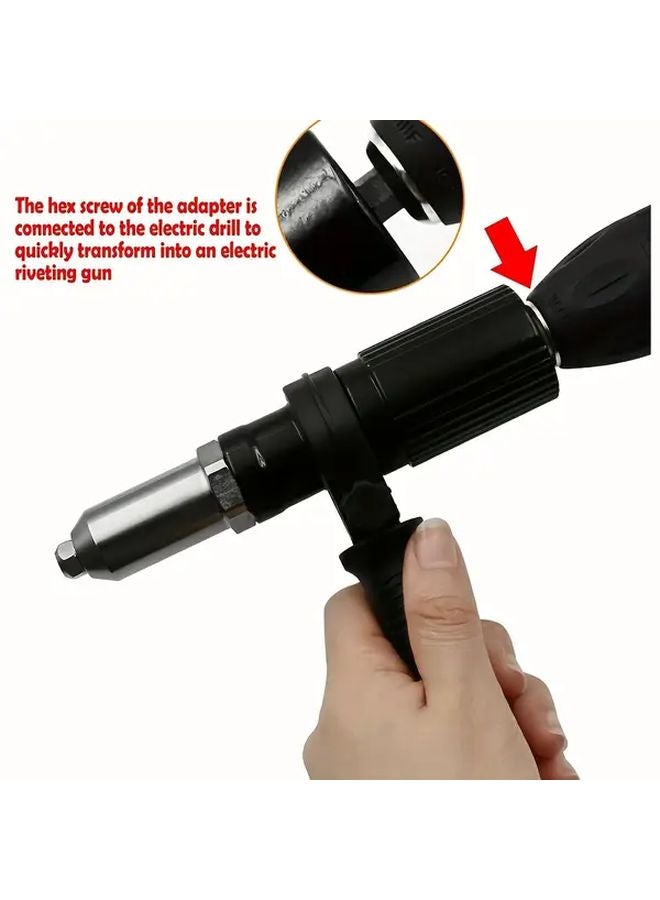 7pcs Professional Rivet Gun Adapters with Multisize Rivets for Automotive Repair - Image 3