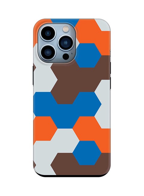 Tough Pro Series Case for Apple iPhone 14 Pro Dual Layer hybrid PC & TPU Customized Mobile Cover Shield with inner TPU protection Matte Finish - Blockbuster Retro