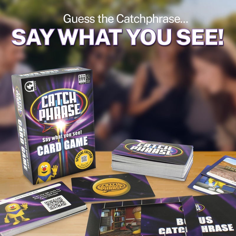 Ginger Fox Special Edition Official ITV Catchphrase Say What You See 2022 TV Show Card Game - Guess Each Catch Phrase - Includes Exclusive Digital Features With Mr Chips - Image 2