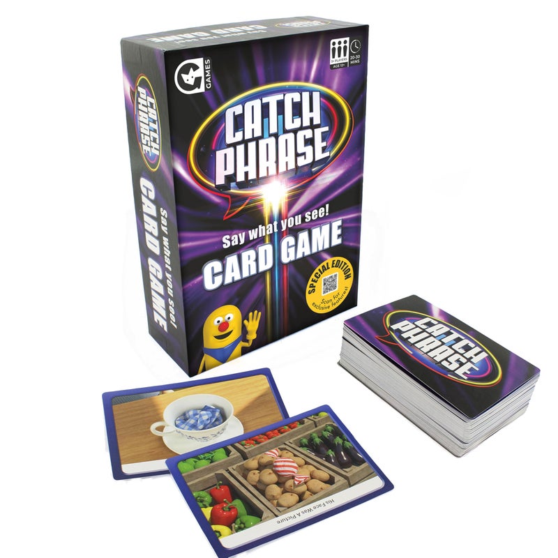 Ginger Fox Special Edition Official ITV Catchphrase Say What You See 2022 TV Show Card Game - Guess Each Catch Phrase - Includes Exclusive Digital Features With Mr Chips - Image 1