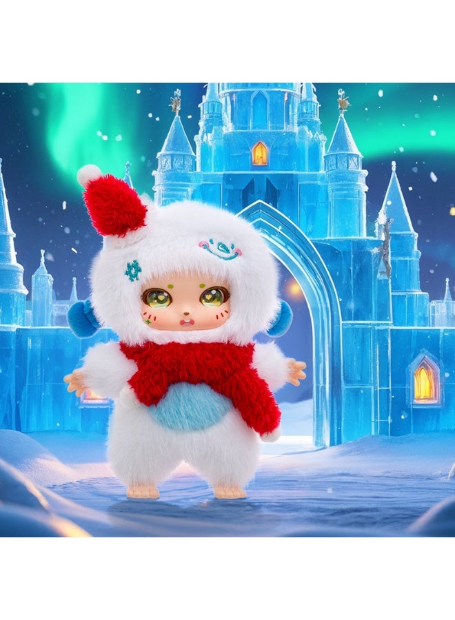Dreamer Bag Pendant,  Series Vinyl Plush Toy, Doll Height 15 cm (White - First Snow） - Image 1