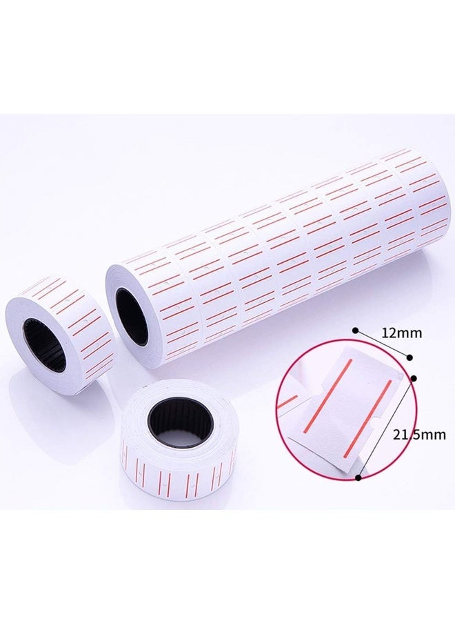 Generic 10/20/30PCS Label Paper Sticker  Label Maker Tape Price Tag Roll  Price Sticker Pricing Label  Price Tag  Paper Label Price  Price Tag Labels  Shipping Label Fan-Fold Labels Price Label Rolls For Office Retail Shop Grocery Store Organization Marking Warehouse  - Image 2