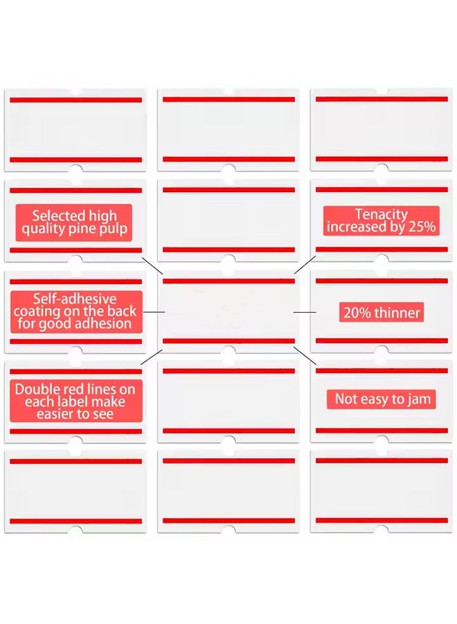 Generic 10/20/30PCS Label Paper Sticker  Label Maker Tape Price Tag Roll  Price Sticker Pricing Label  Price Tag  Paper Label Price  Price Tag Labels  Shipping Label Fan-Fold Labels Price Label Rolls For Office Retail Shop Grocery Store Organization Marking Warehouse  - Image 3