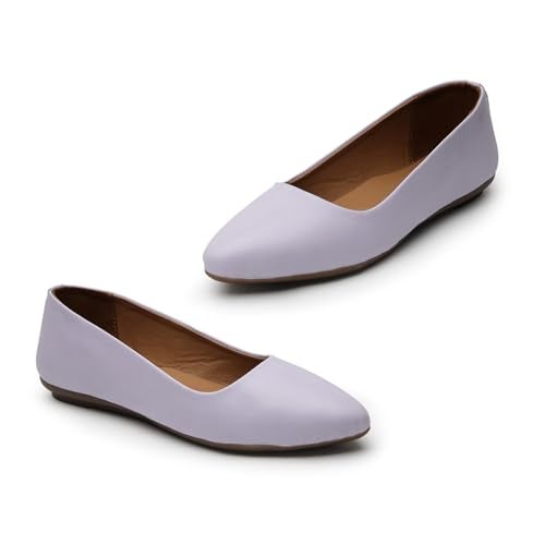 YUKI Comfortable Slip-On Belly Flats Stylish, Lightweight, Casual & Formal Wear Belly for Women Purple - Image 4