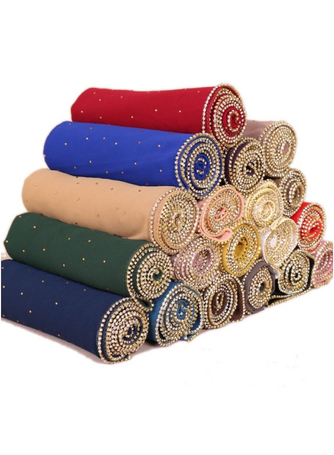 Chiffon Scarf for Women Fashion Soft Hijab Long Scarf Wrap - Image 4