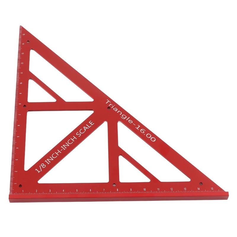 Aluminum Alloy Woodworking Ruler Multifunctional Measuring Tool for Accurate Marking - Image 3