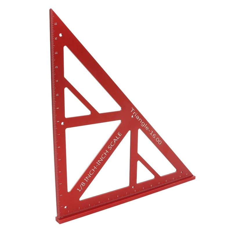 Aluminum Alloy Woodworking Ruler Multifunctional Measuring Tool for Accurate Marking - Image 1