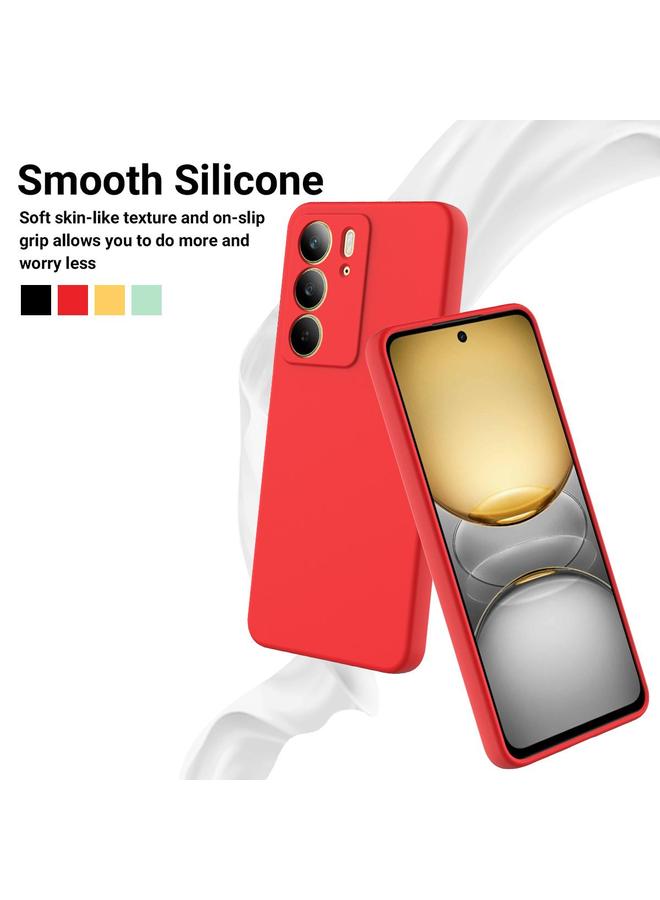 S-TOP Case For Realme C75 Pure Color Liquid Silicone Shockproof Phone Case - Image 3