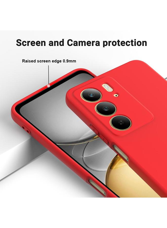 S-TOP Case For Realme C75 Pure Color Liquid Silicone Shockproof Phone Case - Image 4