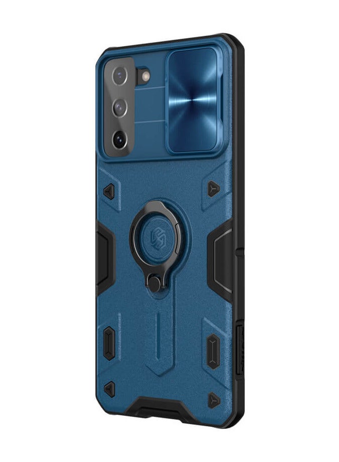 Nillkin CamShield Armor Cover Case Designed For Samsung Galaxy S21 Plus - Blue - Image 2