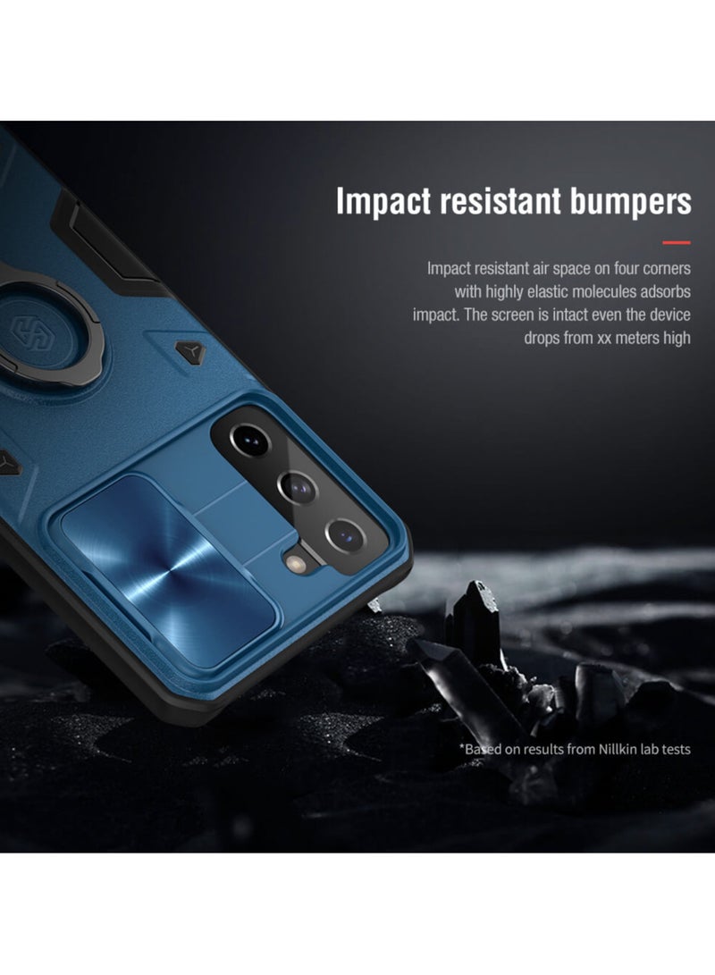 Nillkin CamShield Armor Cover Case Designed For Samsung Galaxy S21 Plus - Blue - Image 4