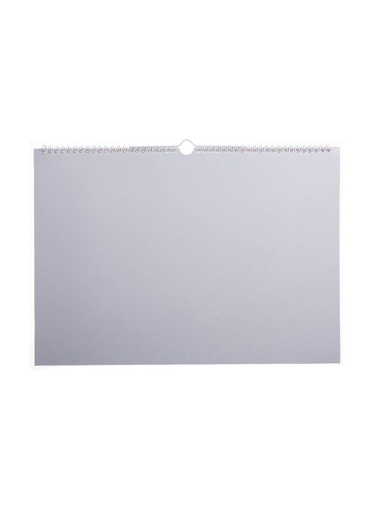 Collins - Collins Debden Collins Colplan 2025 Diary A3 Wiro Monthly Memo Calendar - Business Planner and Organiser - January to December 2025 Diary - Monthly - - CMC-25 Red/Blue - Image 1