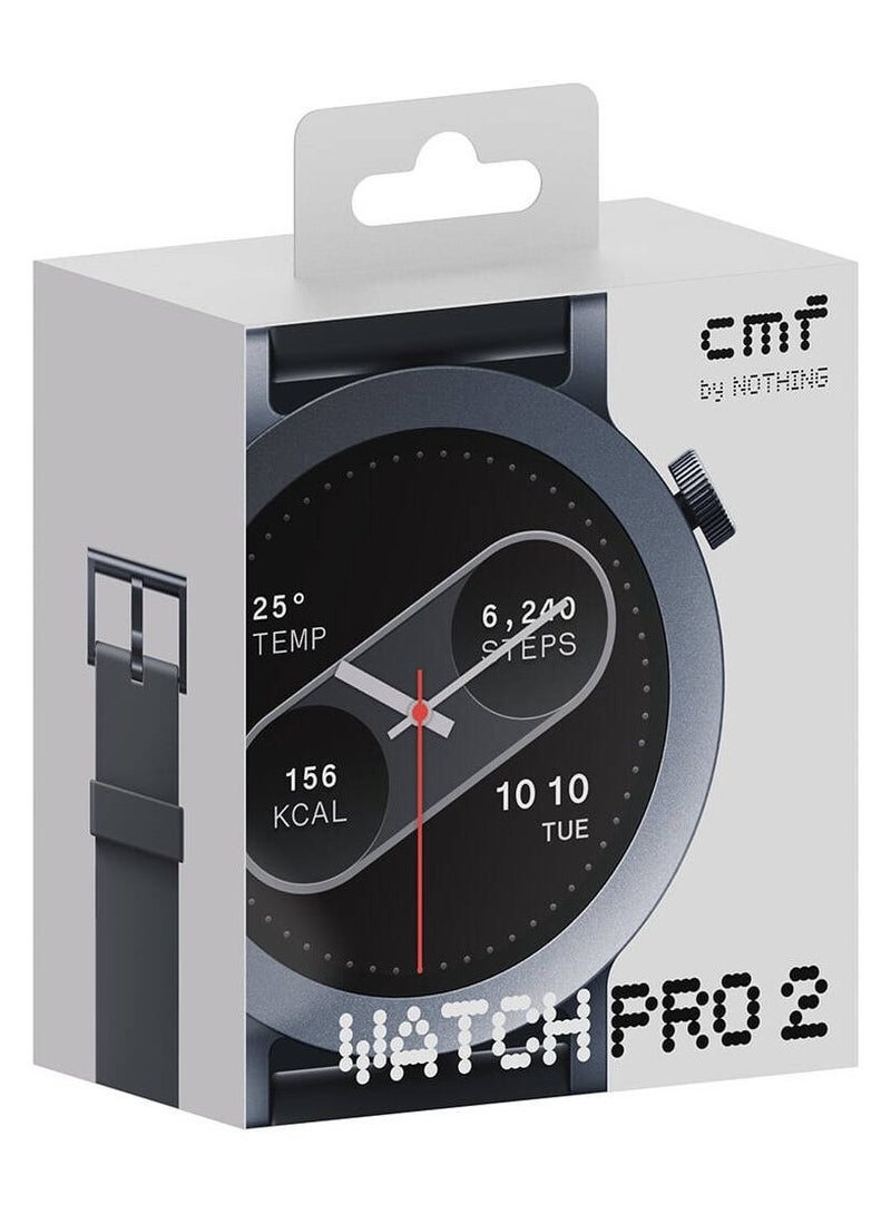 CMF Watch Pro 2 Smartwatch for Men Women, Fitness Tracker with Heart Rate, SpO₂ Monitoring,120 Sports Model, Bluetooth Calls with AI Noise Reduction, IP68 Waterproof with GPS for Android IOS Dark Grey - Image 4