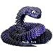 Binvin 3D Printed AnimalsSnake Viper3D Printed Snake Toys Articulated Snake 3D Printed Animals Animal Model Ornaments Creative Funny Toy Festival Gift for Frends Black Purple 24Inch - Image 2