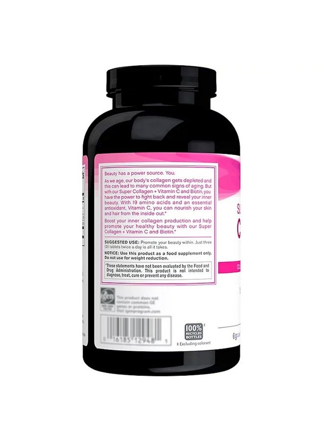 Super-Collagen + Vitamin C & Biotin (360ct.) for Healthy Skin, Hair, Nails & Joint Support - Image 4