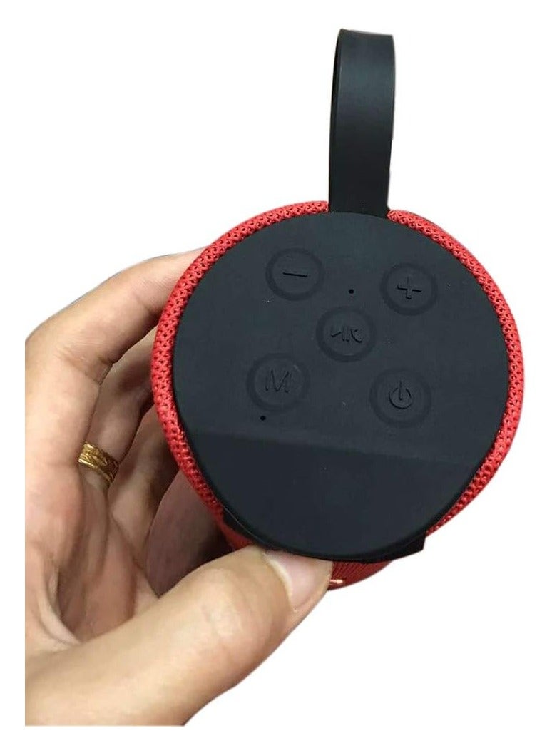 TG113 Portable Outdoor Bluetooth Speaker Wireless Compatible with Mini TF Card and USB Connection red - Image 2