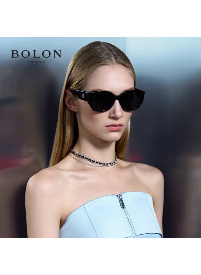 بولون Bolon نظارات شمسية، شكل عين القط مستقطب، ستايل يانغ زي، حماية من الأشعة فوق البنفسجية للقيادة، نظارات شمسية عصرية للرجال والنساء، Bl3195c10 - Image 2