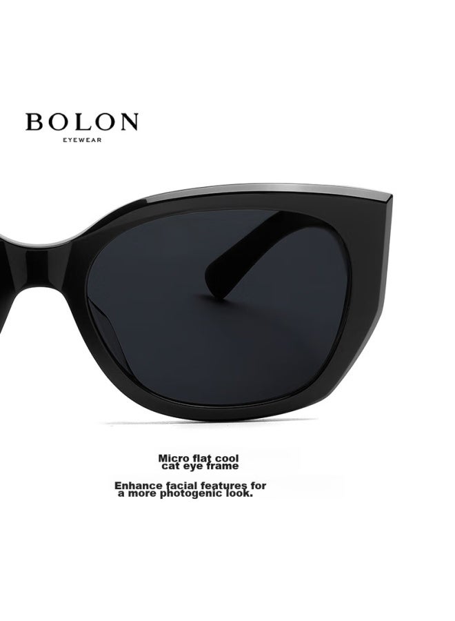 بولون Bolon نظارات شمسية، شكل عين القط مستقطب، ستايل يانغ زي، حماية من الأشعة فوق البنفسجية للقيادة، نظارات شمسية عصرية للرجال والنساء، Bl3195c10 - Image 4