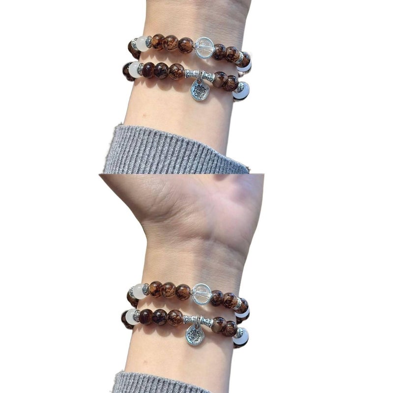 AD 17.5-18cm Resin Bracelet Strap Smartwatch Band Compatible with Apple Watch with Adjustable Fit Replacement Strap for Daily Wear - Image 3