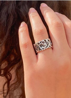 A women's ring written with the phrase "We have life in imagination" made of 925 silver, free size - pzsku/Z781E516DAAE4C554DF5EZ/45/_/1738235734/08734a69-c0f6-4fde-9674-74a0f5952b0a