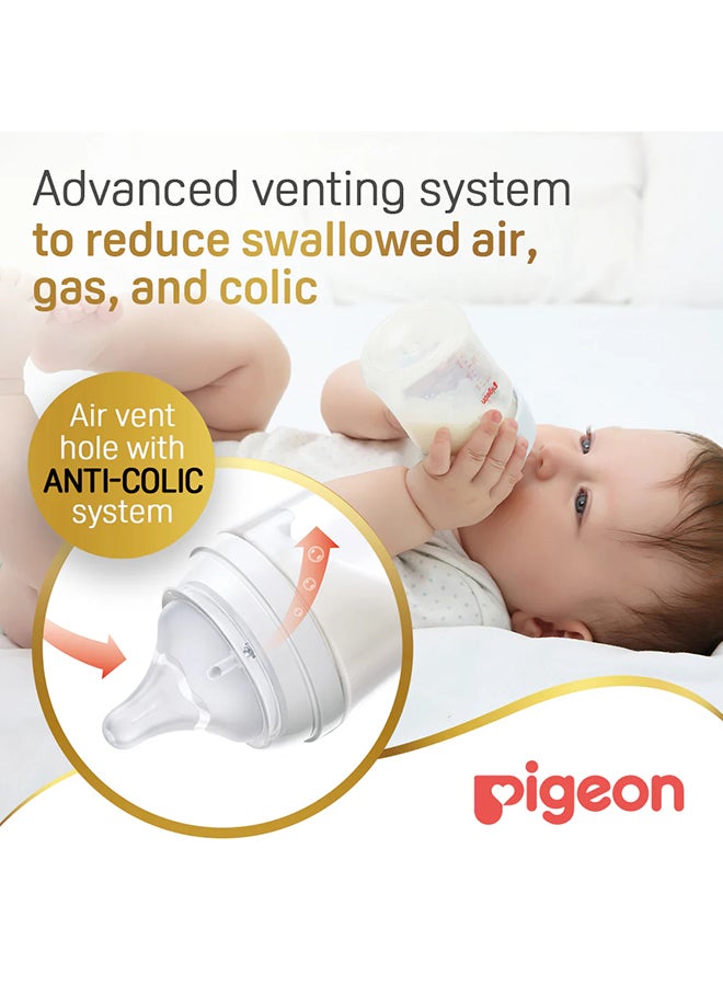 pigeon Pack Of 2 Softouch Wide Neck Nipples (Ss), Round Hole, Bpa And Bps Free - Image 2