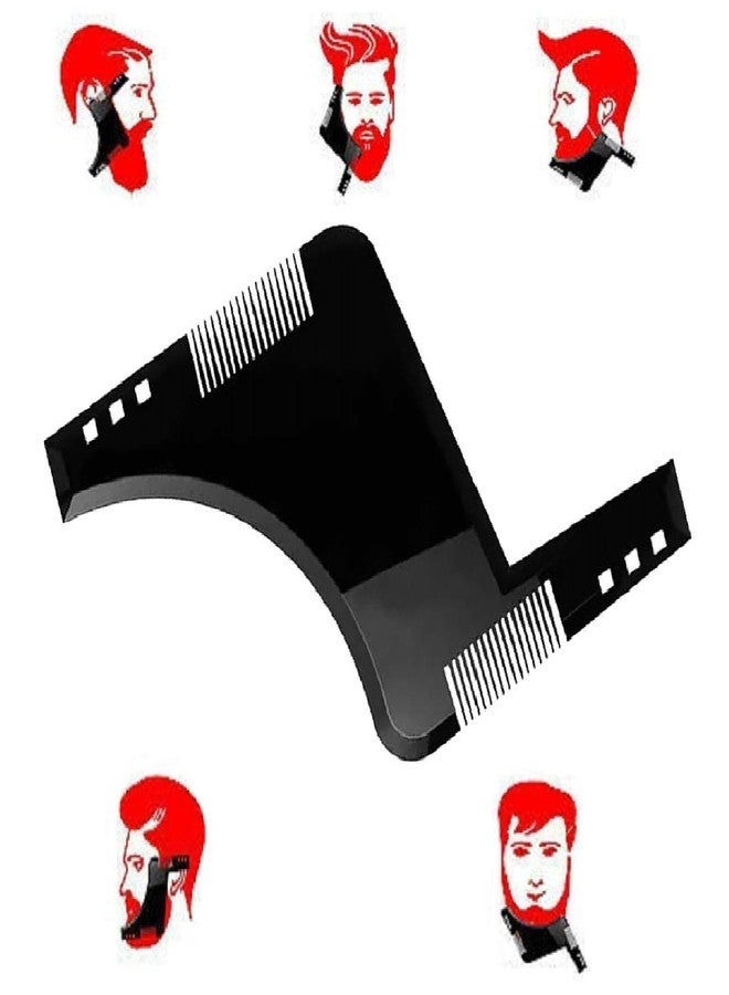 Ekan All-In-One Beard Comb for Men, Beard Shaping Tool for Boys, 30 Gram, Pack Of 1 - Image 5
