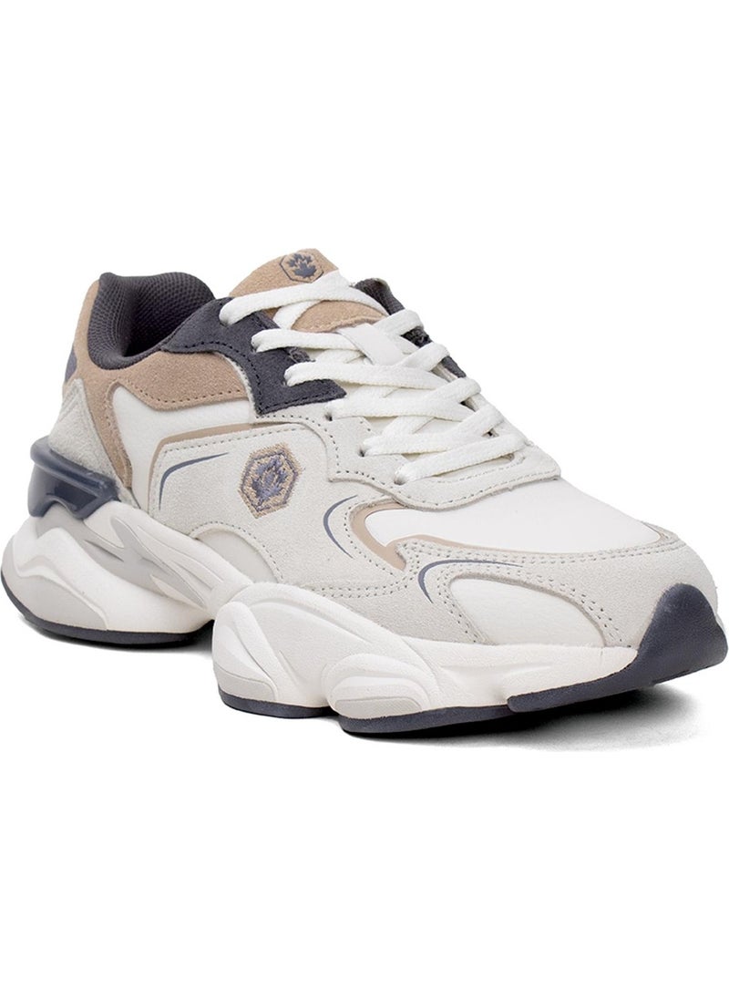 LUMBERJACK - 101876498 4W Madax Wmn Pu Sue 4pr Women's Classic Sneaker Beige - Image 1