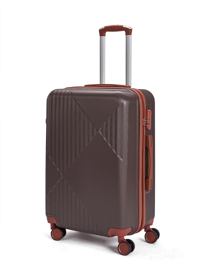 LIMRA Cabin Carry Check-In Luggage Trolley Size 20 inch Coffee - Image 1